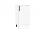 Шкаф нижний с 1-ой дверцей Сканди 816*400*480 White Silkwood / Белый