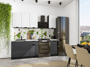 Евро Лайн-06 2140*1600*600 Белый/Антрацит