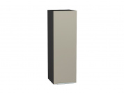 Шкаф верхний с 1-ой дверцей Фьюжн 920*300*320 Silky Grey / Graphite
