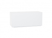 Шкаф верхний горизонтальный Фьюжн 358*800*320 Silky White / Белый