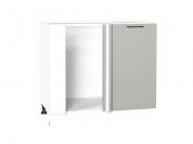 Шкаф нижний угловой Флэт 816*890*478 Light Grey In 2S / Белый