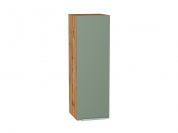 Шкаф верхний с 1-ой дверцей Фьюжн 920*300*320 Silky Mint / Дуб Вотан