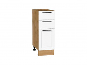 Шкаф нижний с 3-мя ящиками Сканди 816*300*480 White Silkwood / Дуб Вотан