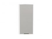 Шкаф верхний торцевой Флэт 920*300*306 Light Grey In 2S / Белый