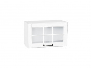 Шкаф верхний горизонтальный остекленный Дублин 358*600*318 Special White / Белый