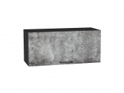 Шкаф верхний горизонтальный Флэт 358*800*318 Temple Stone 2S / Graphite