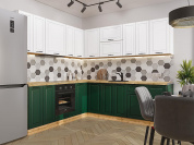 Дублин-02 2140*2200/2400*600 Special White/Special Green