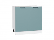 Шкаф нижний с 2-мя дверцами Флэт 816*800*478 Grey-green In 2S / Белый