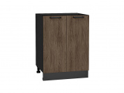 Шкаф нижний с 2-мя дверцами Флэт 816*600*478 Brown Casella Oak 2S / Graphite