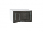 Шкаф верхний горизонтальный глубокий Прага 358*600*574 Венге премиум / Белый