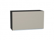 Шкаф верхний горизонтальный Фьюжн 458*800*318 Silky Grey / Graphite