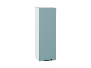 Шкаф верхний с 1-ой дверцей Флэт 920*300*318 Grey-green In 2S / Белый