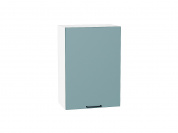 Шкаф верхний с 1-ой дверцей Флэт 716*500*318 Grey-green In 2S / Белый