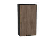 Шкаф верхний с 1-ой дверцей Флэт 920*500*318 Brown Casella Oak 2S / Graphite