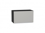 Шкаф верхний горизонтальный Фьюжн 358*600*320 Silky Light Grey / Graphite