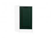 Шкаф нижний торцевой Дублин 816*296*552 Special Green / Белый
