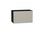 Шкаф верхний горизонтальный Фьюжн 358*600*320 Silky Grey / Graphite