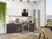 Евро Лайн-06 2140*1600*600 Белый/Антрацит