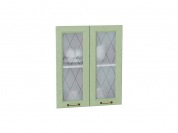 Комплект фасадов Ницца со стеклом для каркаса Ф-45 В600 712*596*16 Дуб оливковый