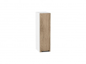Шкаф верхний бутылочница Флэт 716*200*318 Natural Casella Oak 2S / Белый