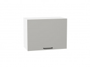 Шкаф верхний горизонтальный Флэт 458*600*318 Light Grey In 2S / Белый