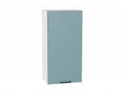 Шкаф верхний с 1-ой дверцей Флэт 920*450*318 Grey-green In 2S / Белый