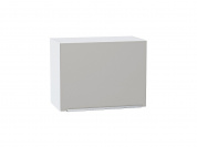 Шкаф верхний горизонтальный Фьюжн 458*600*318 Silky Light Grey / Белый