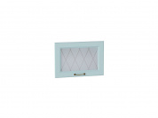 Комплект фасадов Ницца со стеклом для каркаса Ф-84 ВГ500 354*496*16 Голубой