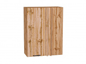 Шкаф верхний прямой угловой Флэт 920*700*345 Wotan Oak 2S / Дуб Вотан