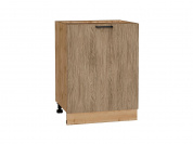 Шкаф нижний с 1-ой дверцей Флэт 816*600*478 Natural Casella Oak 2S / Дуб Вотан