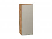 Шкаф верхний с 1-ой дверцей Фьюжн 920*350*320 Silky Grey / Дуб Вотан