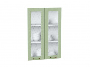 Комплект фасадов Ницца со стеклом для каркаса Ф-45Н В609 916*592*16 Дуб оливковый