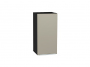 Шкаф верхний с 1-ой дверцей Фьюжн 716*350*320 Silky Grey / Graphite