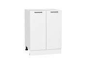 Шкаф нижний с 2-мя дверцами Флэт 816*600*478 White In 2S / Белый