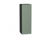 Шкаф верхний с 1-ой дверцей Фьюжн 920*300*320 Silky Mint / Graphite