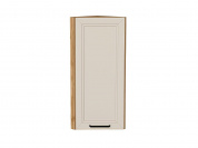 Шкаф верхний торцевой Нео 920*300*306 Cream Silk / Дуб Вотан