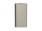 Шкаф верхний торцевой Фьюжн 920*300*306 Silky Grey / Graphite