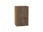 Шкаф верхний с 1-ой дверцей Флэт 716*450*318 Brown Casella Oak 2S / Дуб Вотан