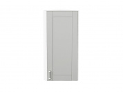 Шкаф верхний торцевой Лофт 920*300*306 Grey Silk / Белый