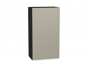 Шкаф верхний с 1-ой дверцей Фьюжн 920*500*320 Silky Grey / Graphite