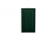 Шкаф верхний торцевой Дублин 716*300*304 Special Green / Белый