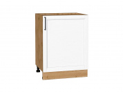 Шкаф нижний с 1-ой дверцей Сканди 816*600*480 White Silkwood / Дуб Вотан