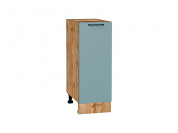 Шкаф нижний с 1-ой дверцей Флэт 816*300*478 Grey-green In 2S / Дуб Вотан