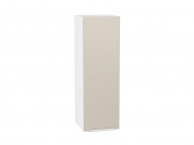 Шкаф верхний с 1-ой дверцей Фьюжн 920*300*320 Cream Silk / Белый