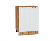 Шкаф нижний с 2-мя дверцами Ницца 816*600*478 Белый / Дуб Вотан