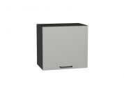 Шкаф верхний горизонтальный Флэт 458*500*318 Light Grey In 2S / Graphite