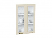 Комплект фасадов Ницца со стеклом для каркаса Ф-45Н В609 916*592*16 Дуб крем