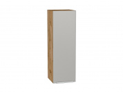 Шкаф верхний с 1-ой дверцей Фьюжн 920*300*320 Silky Light Grey / Дуб Вотан