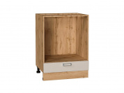 Шкаф нижний под духовку Лофт 816*600*476 Cream Silk / Дуб Вотан