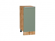 Шкаф нижний с 1-ой дверцей Фьюжн 816*350*480 Silky Mint / Дуб Вотан